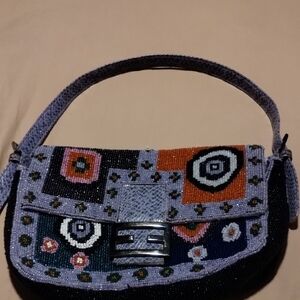 Colorful Beaded Women's Bag